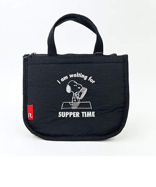 スヌーピー SUPPER TIME 簡易保冷ランチトートバッグ SNOOPY ROOTOTE ルートート コラボ