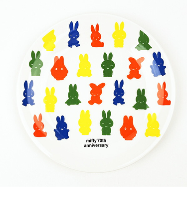 ミッフィー miffy 70th ヒストリー プレート 食器 日本製