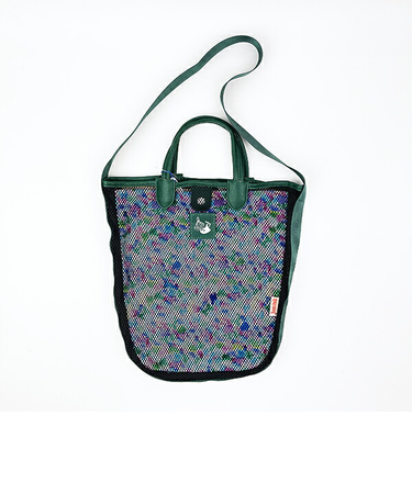 ムーミン リトルミイ Jocomomola メッシュ2WAYトートバッグ グリーン MOOMIN