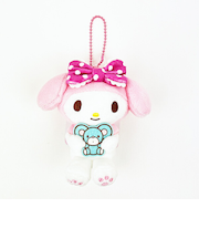 サンリオ マスコットコレクション マイメロディ ドットリボン ぬいぐるみ 平成レトロ