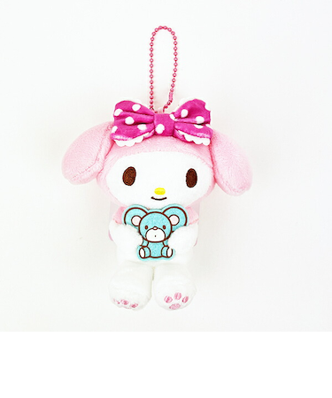 サンリオ マスコットコレクション マイメロディ ドットリボン ぬいぐるみ 平成レトロ