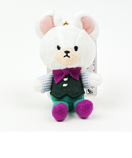 くまのがっこう プレゼントフォーミー デイビッド チャームマスコット ぬいぐるみ グリーン