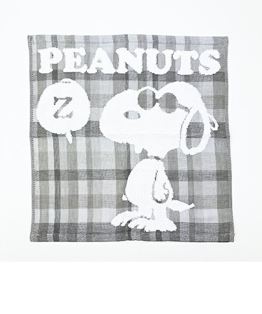 スヌーピー ウォッシュタオル 今治タオル グレー SNOOPY 西川