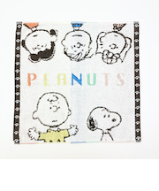 スヌーピー ウォッシュタオル カラーフレンズ 今治タオル ホワイト SNOOPY 西川