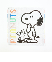 スヌーピー ミニタオル カラーフレンズ 今治タオル ホワイト SNOOPY 西川