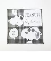 スヌーピー ミニタオル 今治タオル グレー SNOOPY 西川
