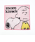 スヌーピー ミニタオル more kiss ピンク SNOOPY 西川