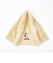 スヌーピー サウナハット 今治タオル SNOOPY ベージュ 西川