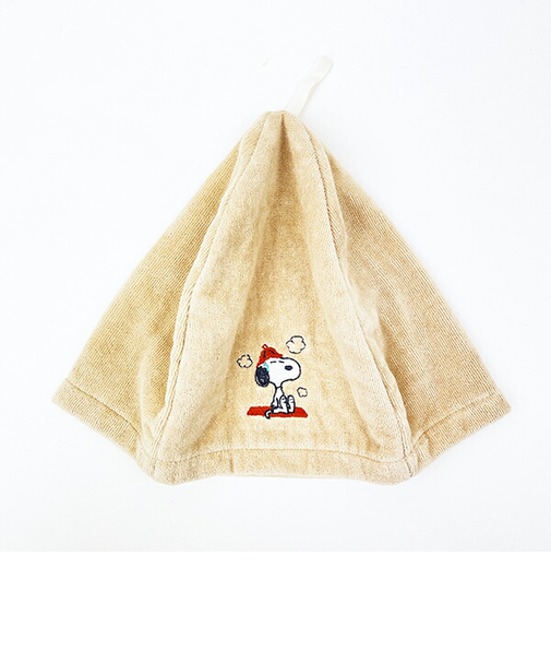 スヌーピー サウナハット 今治タオル SNOOPY ベージュ 西川