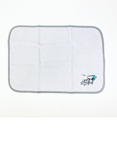 スヌーピー サウナマット 今治タオル SNOOPY グレー 西川