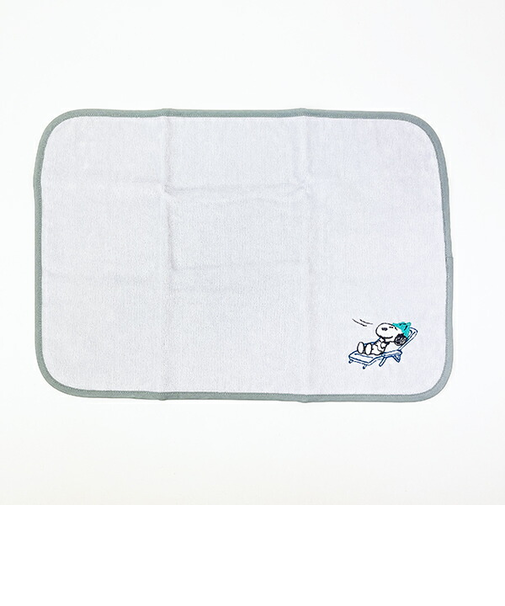 スヌーピー サウナマット 今治タオル SNOOPY グレー 西川