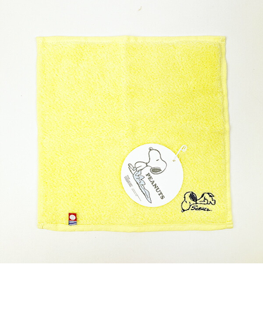 スヌーピー かるわた  Happiness ミニタイル SNOOPY 今治タオル 西川