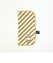 ミッフィー miffy 70th どっとポーチ ゴールド