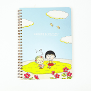 まる子とコジコジ eHONTOMO 青空 A5リングノート 文具 まるコジ 日本製