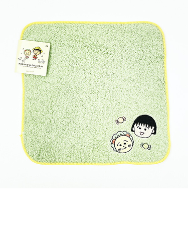 まる子とコジコジ eHONTOMO キャンディ 刺繍タオルハンカチ まるコジ