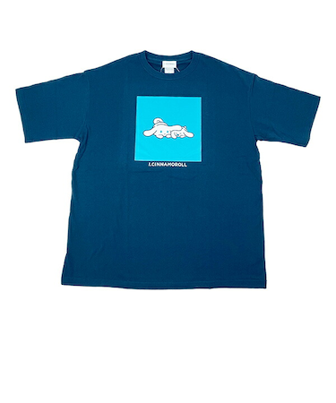 サンリオ アイシナモロール ネソベリ BIGTシャツ(L) ネイビー アパレル シナモン Sanrio