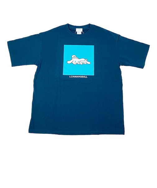 サンリオ アイシナモロール ネソベリ BIGTシャツ(L) ネイビー アパレル シナモン Sanrio