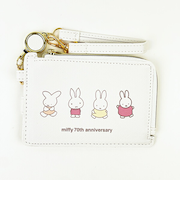ミッフィー miffy 70th フラグメントケース ホワイト 定期入れ カードケース