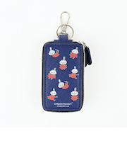 ムーミン リトルミイ ネイビー ダブルポケットキーケース MOOMIN