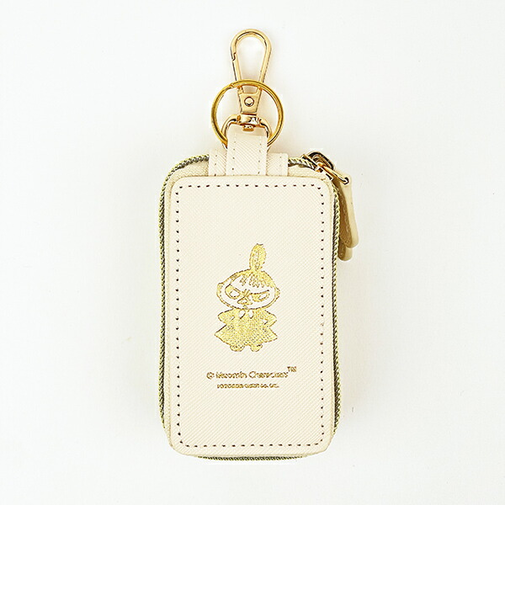 ムーミン リトルミイ アイボリー ダブルポケットキーケース MOOMIN