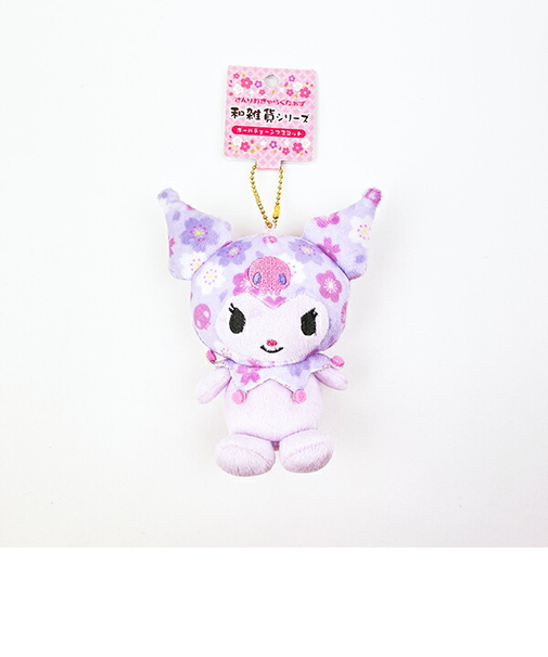 サンリオ 和雑貨シリーズ ボールチェーンマスコット クロミ ぬいぐるみ キーホルダー Sanrio