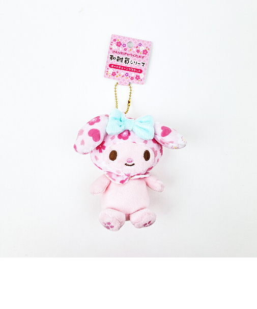 サンリオ 和雑貨シリーズ ボールチェーンマスコット マイメロディ ぬいぐるみ キーホルダー Sanrio