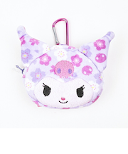 サンリオ 和雑貨シリーズ  フェイスカラビナポーチ クロミ 小物入れ Sanrio