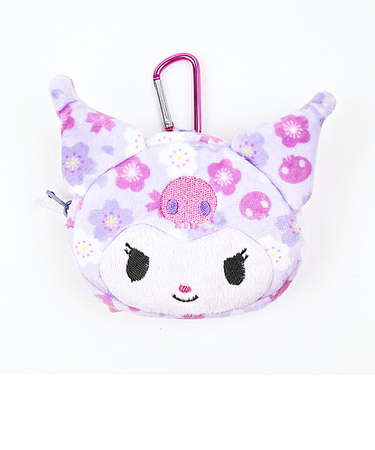 サンリオ 和雑貨シリーズ  フェイスカラビナポーチ クロミ 小物入れ Sanrio