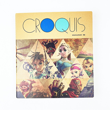 ゼルダの伝説 ブレスオブザワイルド クロッキーブック ノート 文具 任天堂 日本製