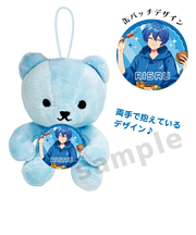 りする 缶バッチベア マスコット