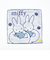 ミッフィー miffy スター ミニタオル ブルー ハンカチ 西川