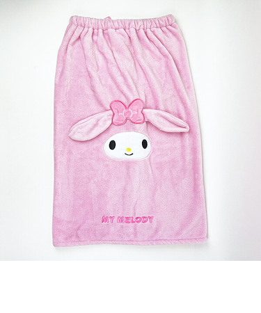サンリオ マイメロディ フェイス マイクロマキシタオル ラップタオル キッズ Sanrio