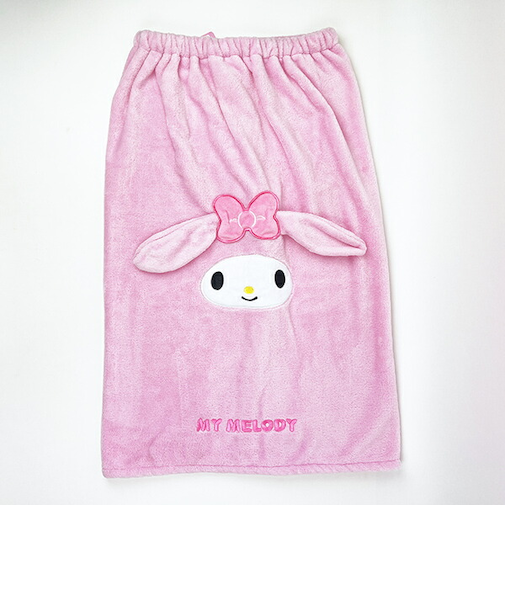 サンリオ マイメロディ フェイス マイクロマキシタオル ラップタオル キッズ Sanrio