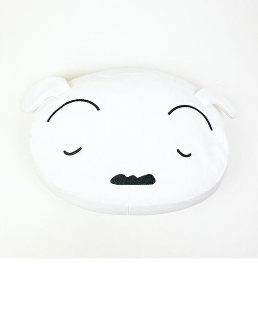 クレヨンしんちゃん シロ もっちりフェイスミニクッション
