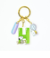 スヌーピー 『H』 イニシャル3連アクリルキーホルダー (グリーン) SNOOPY