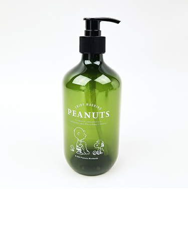 スヌーピー ソープディスペンサー グリーン SNOOPY