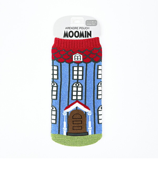 ムーミン ムーミンやしき あれこれポーチ (ブルー)