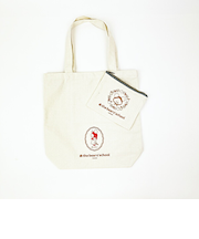 くまのがっこう アップルジャッキー ポーチ付きトートバッグ