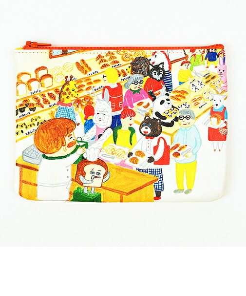 パンどろぼう もりのパンや フラットポーチ