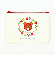 くまのがっこう アップルジャッキー フラットポーチ