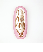 パンどろぼう ダイカットクッション(L) (ピンク)