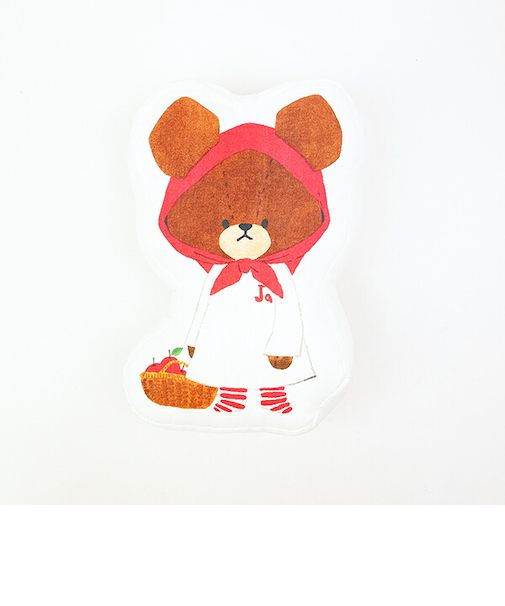 くまのがっこう アップルジャッキー ダイカットクッション