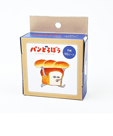 パンどろぼう ボックスロールステッカー (パンどろぼうカラー) 文具