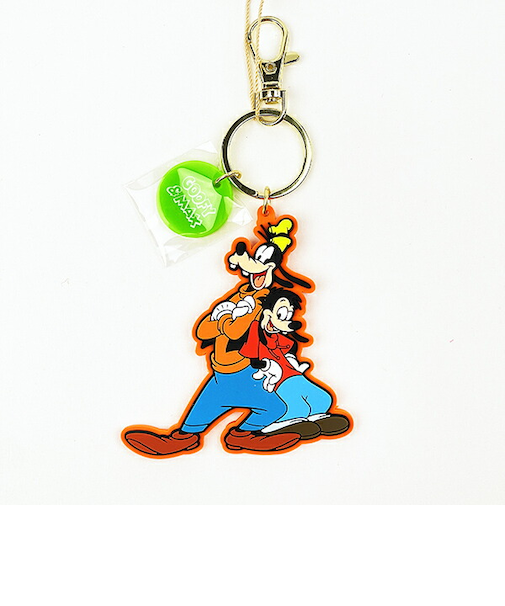 ディズニー グーフィー&マックス ライブリーラバーチャームキーホルダー ACCOMMODE アコモデ Disney