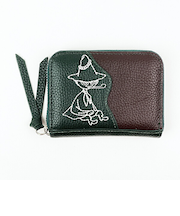 ムーミン スナフキン 本革カードポーチ カードケース 小銭入れ MOOMIN