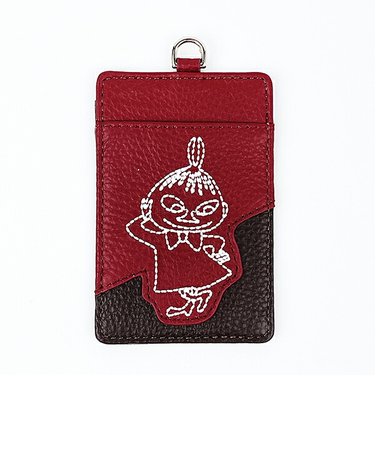 ムーミン リトルミイ 本革パスケース 定期入れ MOOMIN