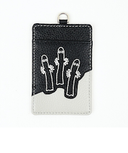 ムーミン ニョロニョロ 本革パスケース 定期入れ MOOMIN