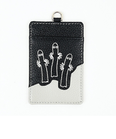 ムーミン ニョロニョロ 本革パスケース 定期入れ MOOMIN