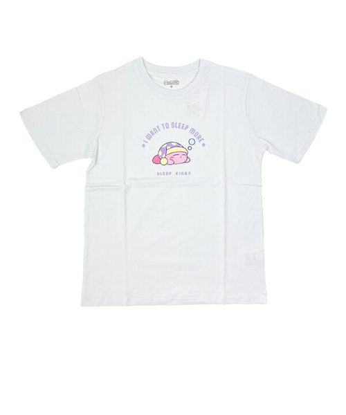 星のカービィ Tシャツ スリープ M ホワイト アパレル