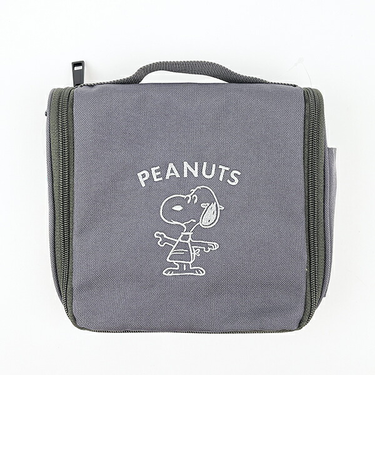 スヌーピー 撥水吊下げポーチ (ブラック) トラベル用品 SNOOPY